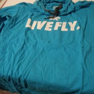 Fly Polar hooded shirt